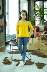 Trend Denim Set Yellow Color