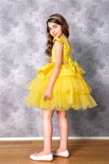 Yellow Tiered Dress