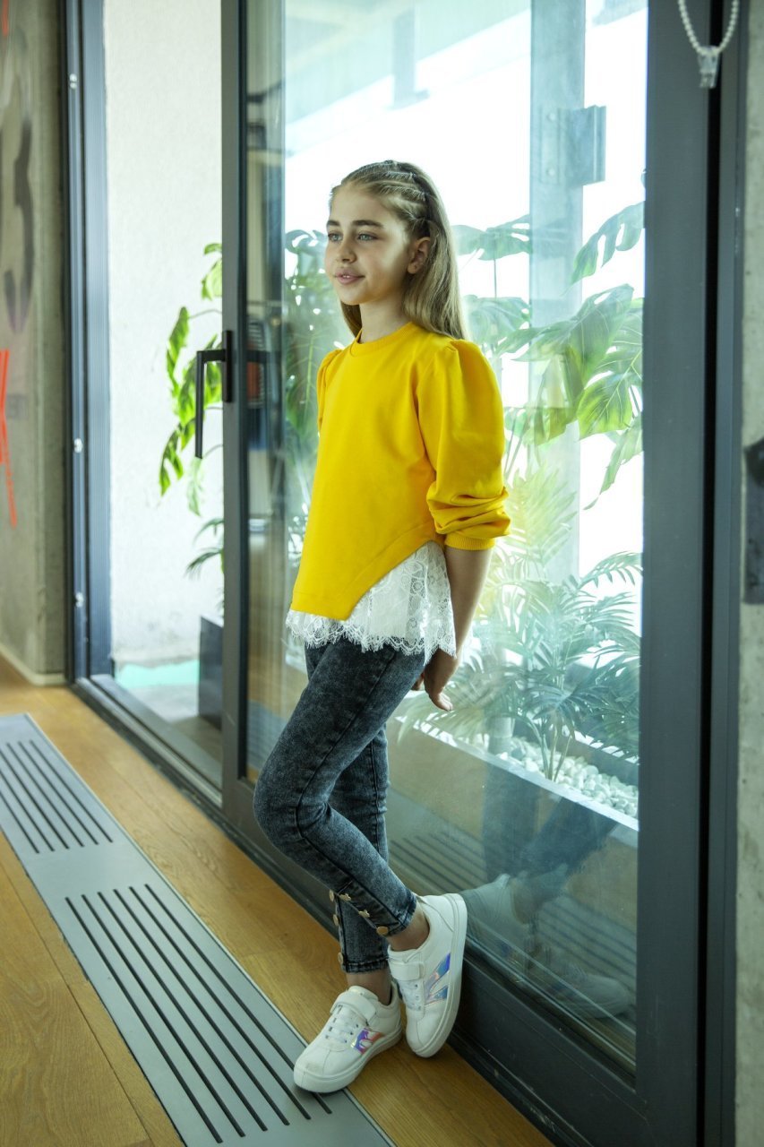 Denim Set Yellow Color