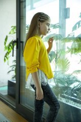 Denim Set Yellow Color