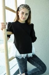 Denim Set Black Color