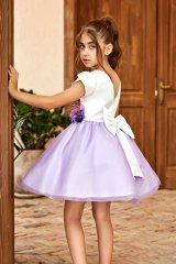 Purple Dress with Roses