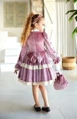 Pink Velvet Dress Madame Berra