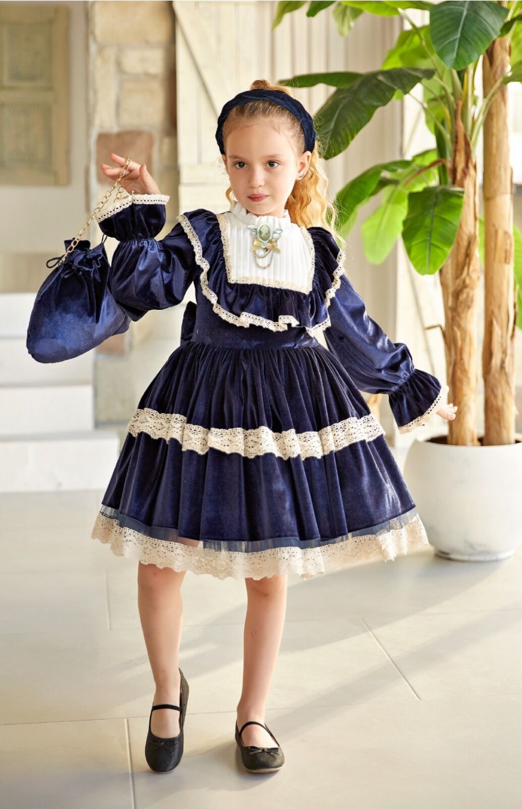 purple Velvet Dress Madame Berra