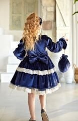 purple Velvet Dress Madame Berra