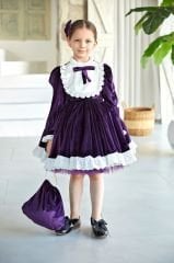 purple Velvet Dress
