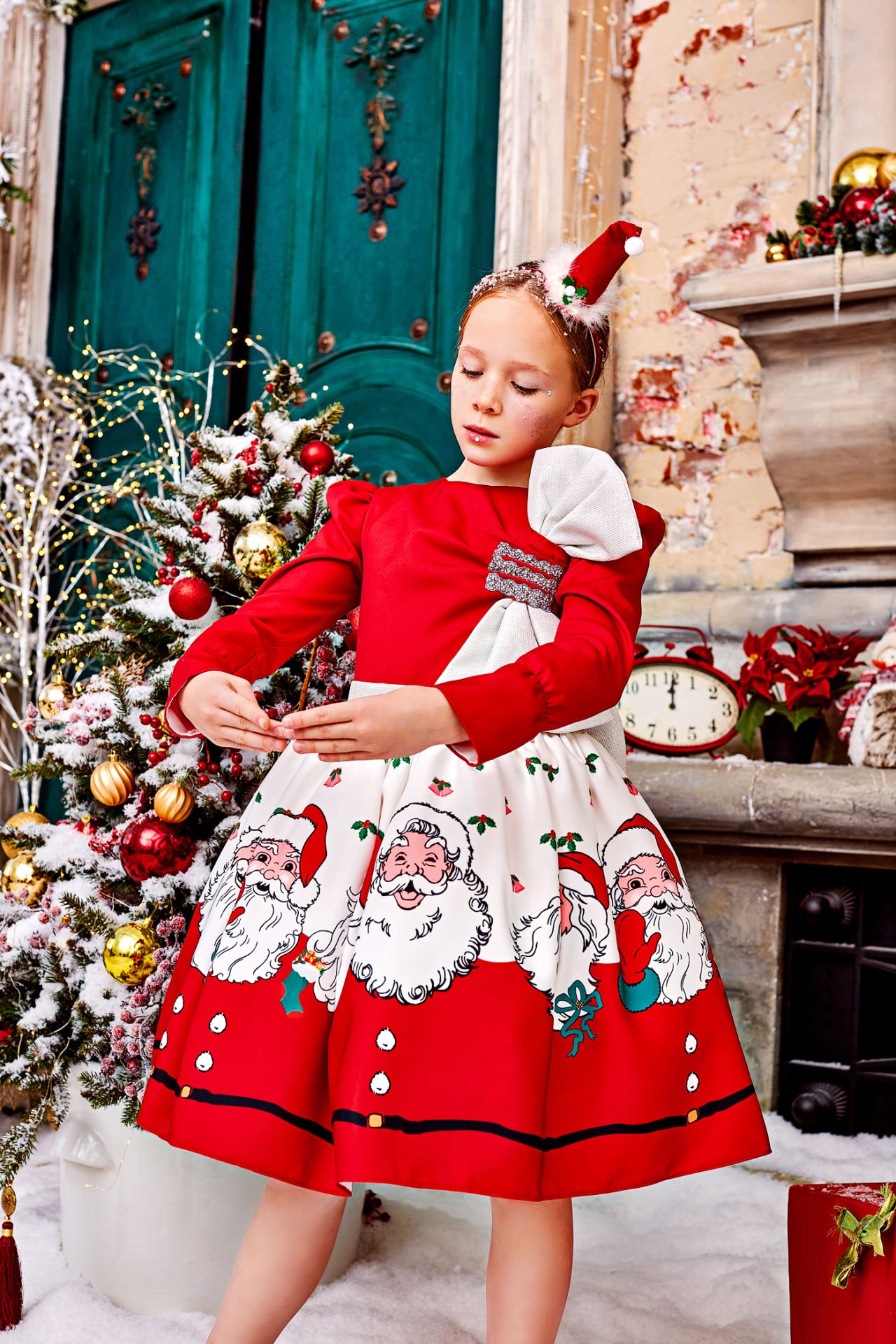 Christmas Elegant Dress Red Color