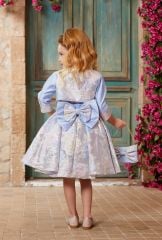 Party Dress Blue Color with Bolero